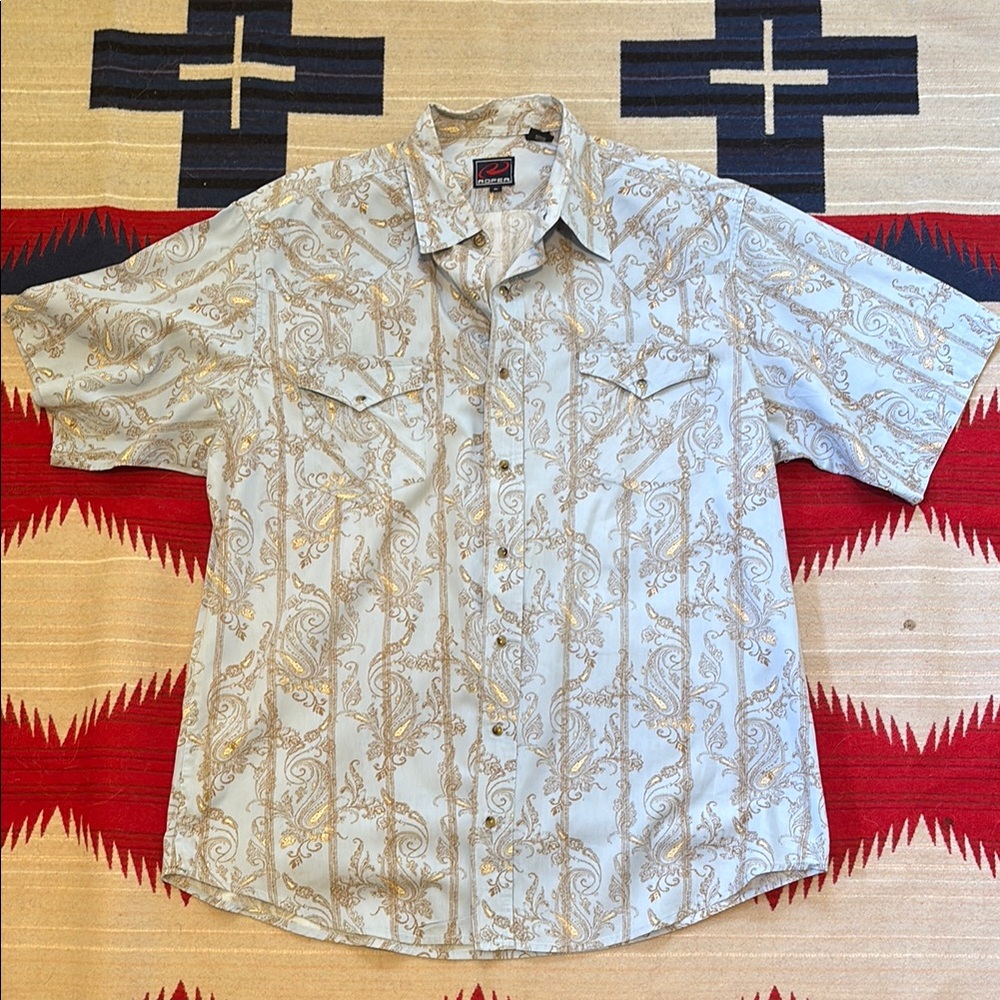 Men's Roper snap pearl Shirt